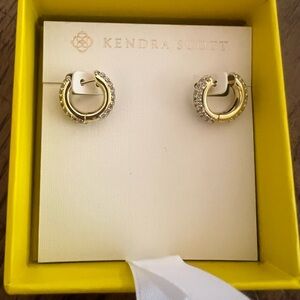 Kendra Scott MIKKI Pave hug ear boxed